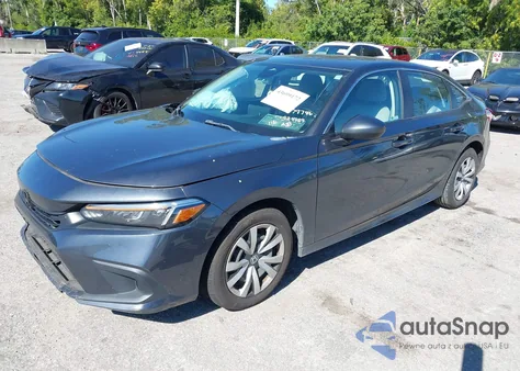 2022 Honda Civic Lx z USA, uszkodzony, nr VIN 2HGFE2F25NH524989